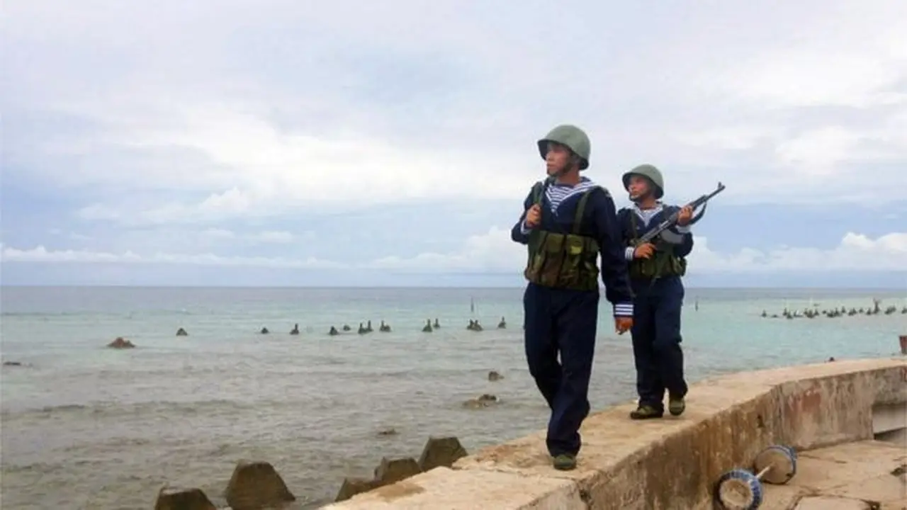 Miiter Vietnam berjaga di wilayah sengketa Laut China Selatan, (AFP)