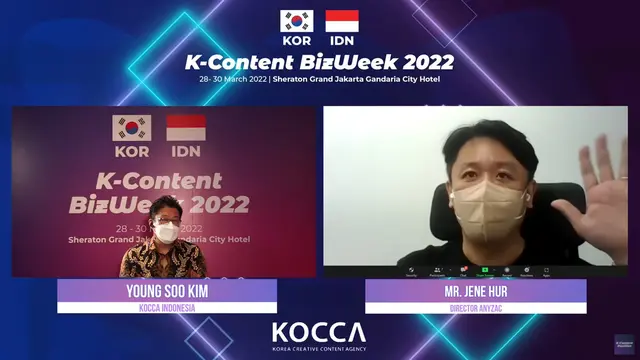 Direktur KOCCA Indonesia Young Soo Kim mengonfirmasi kehadiran empat perusahaan animasi Korea Selatan