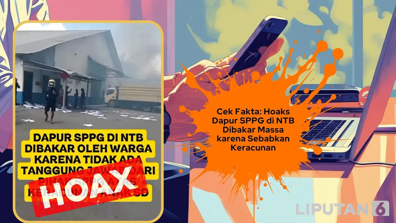 Cek fakta dapur SPPG dibakar massa di NTB