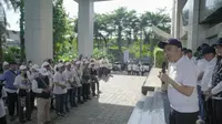 Mudik Gratis BUMN Brantas Abipraya Berangkatkan Ratusan Pemudik ke Berbagai Kota