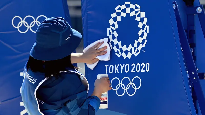 FOTO: Protokol Kesehatan Pertandingan Voli Olimpiade Tokyo 2020