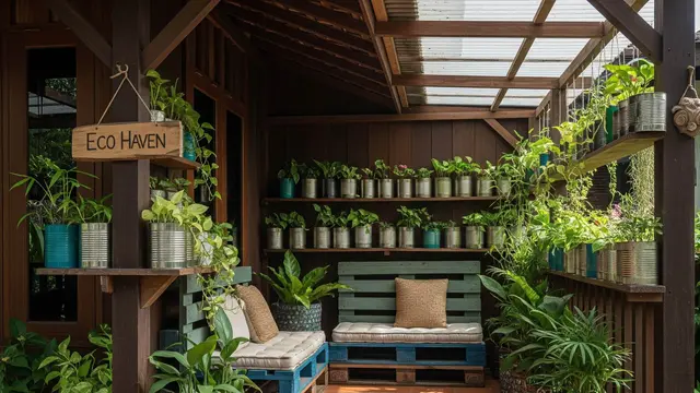 Desain Teras Rumah Rapi Ramah Lingkungan Penuh Tanaman Hijau