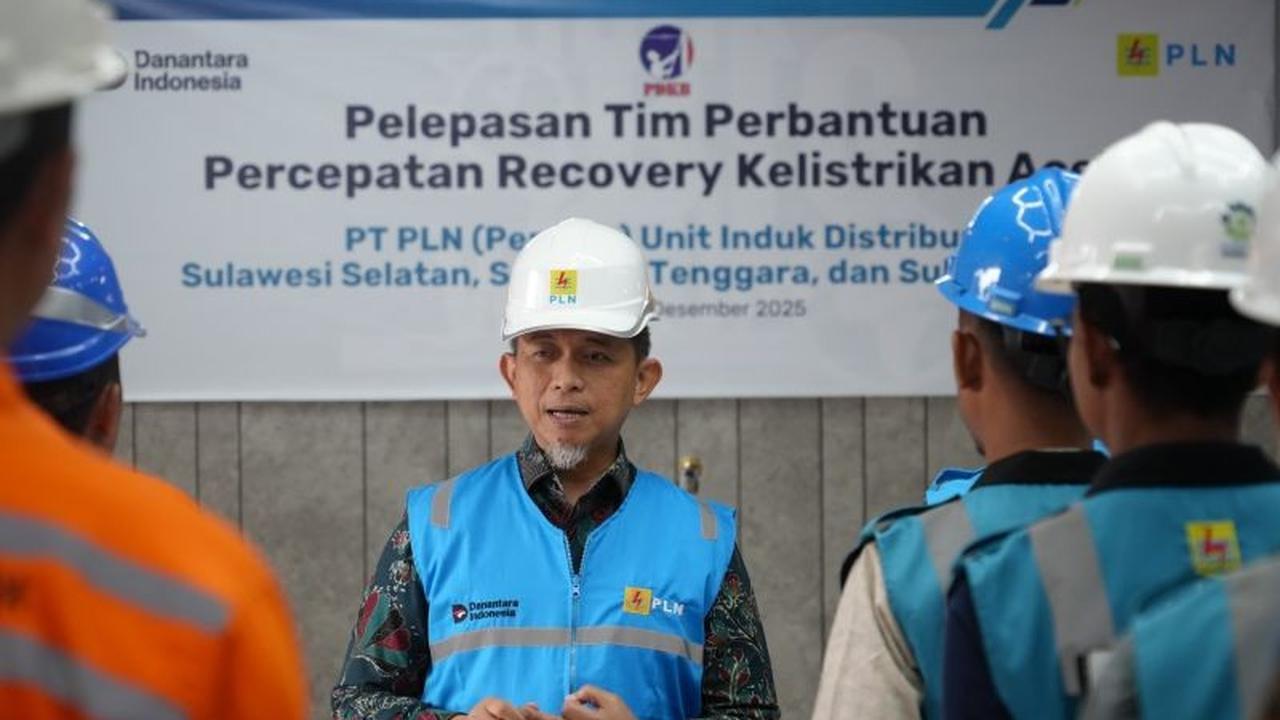 PLN UID Sulselrabar Kirim Tim Khusus Percepat Pemulihan Listrik Aceh Pascabencana