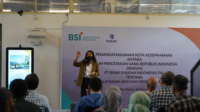 Peruri Teken Nota Kesepahaman Bersama Bank Syariah Indonesia