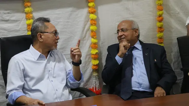Mendag Zulkifli Hasan mengunjungi Agricultural Products and Livestock Market Committee (APMC) Market di Navi, Mumbai, India.