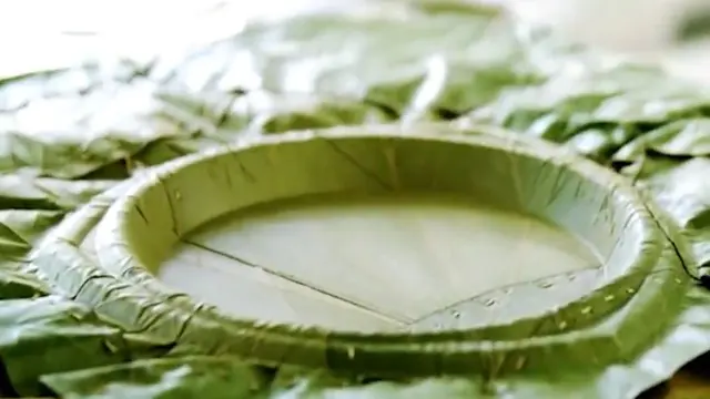 Peralatan makan piring daun dibuat oleh pertama kali dibuat startup asal Jerman