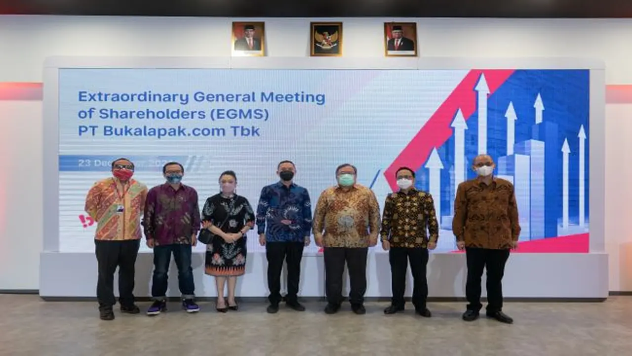 RUPSLB PT Bukalapak.com Tbk pada Kamis, 23 Desember 2021 (Foto: Bukalapak)