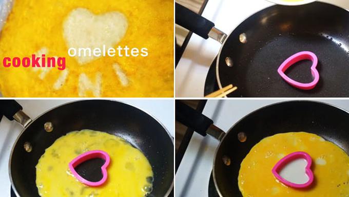 Cara Membuat Telur Dadar Dengan Motif Hati Dan Tulisan Lifestyle Fimela Com