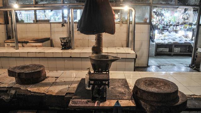 Pedagang Daging Sapi Mogok Jualan