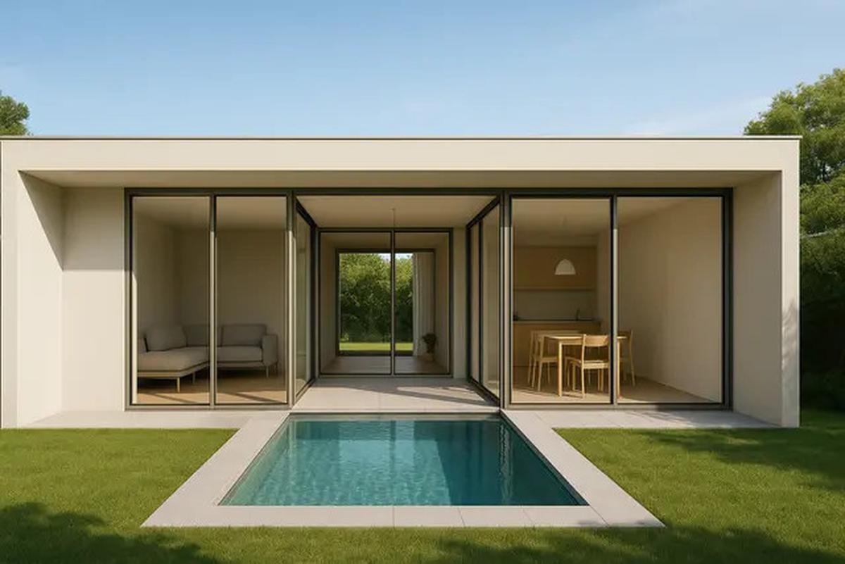 7 Ide Rumah Mungil dengan Kolam Renang, Cocok Bagi yang Suka Relaksasi Berbudget Minimalis