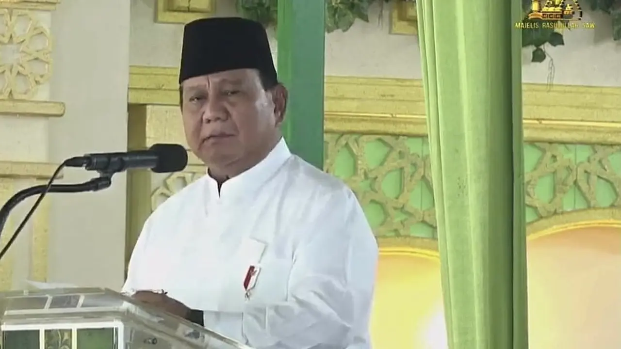 Ketua Umum Partai Gerindra Prabowo Subianto (Liputan6.com/Muhammad Radityo Priyasmoro)