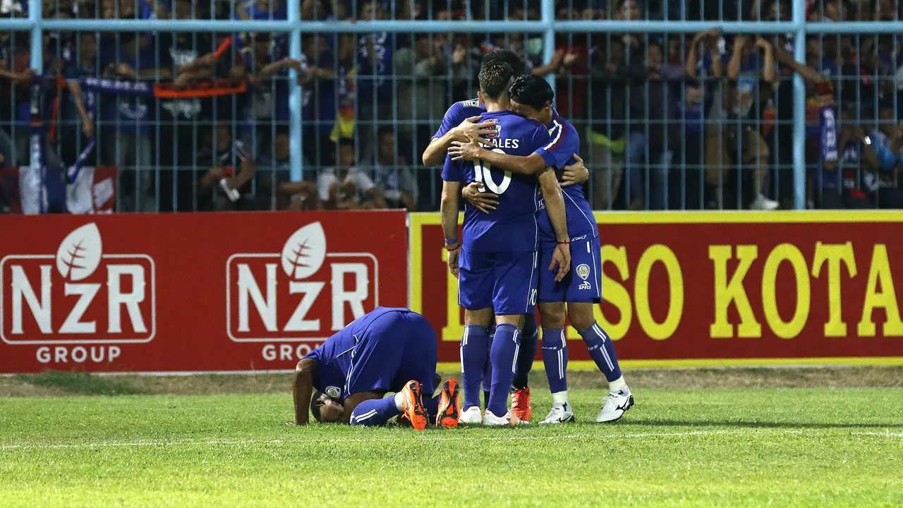 Selebrasil gol Arema ke gawang Sriwijaya FC