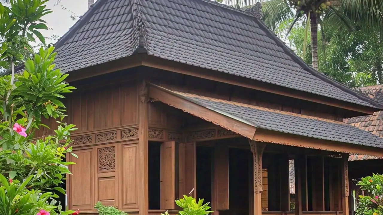 Model Rumah Kayu Sederhana Tapi Indah di Kampung