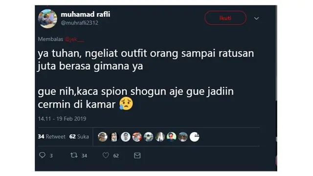 keluh kesah netizen tentang outfit