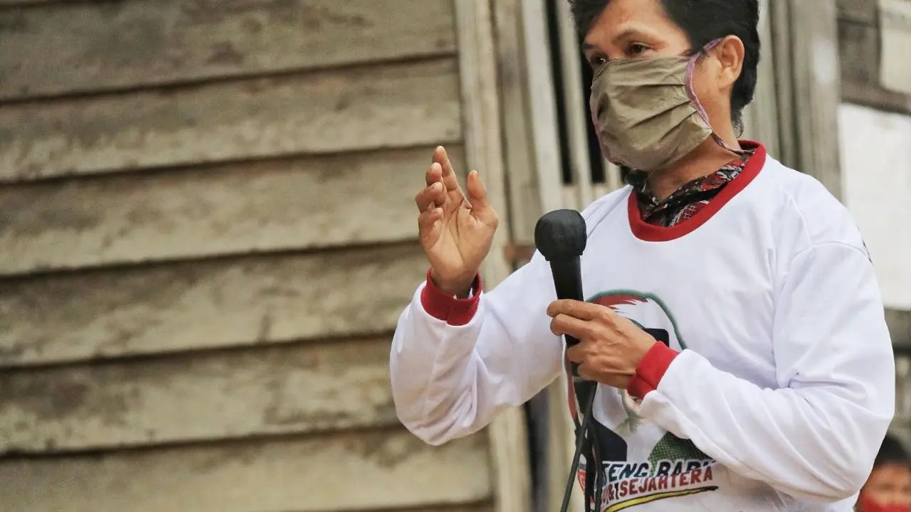 Tokoh masyarakat sekaligus Ketua RT 2 RW 1 Kelurahan Kayumban, Sabdianto.