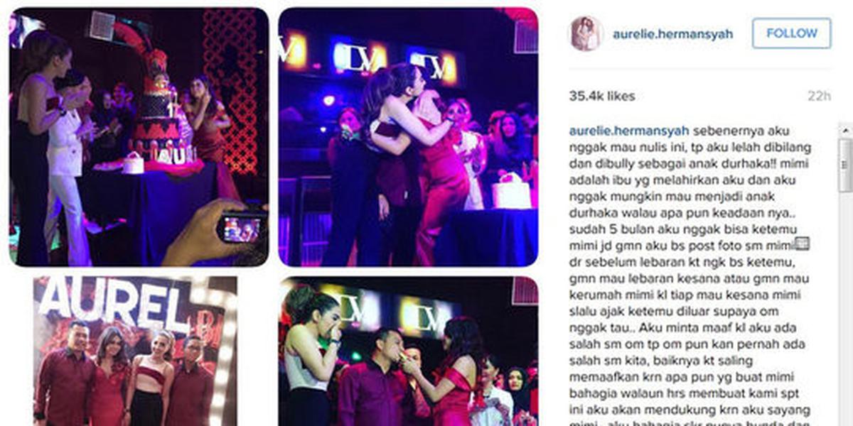 Aurel lelah dibully dan dibilang anak durhaka