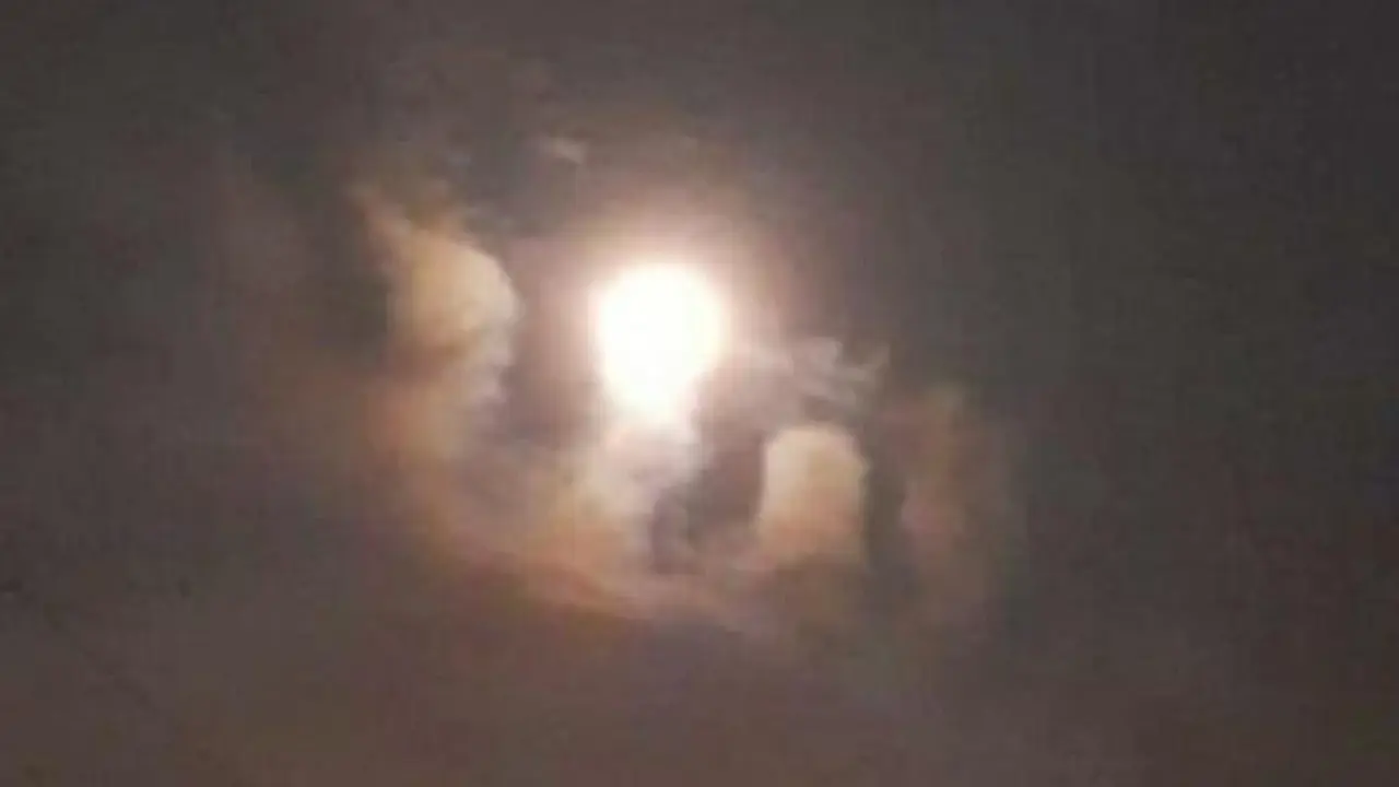 Awan berbentuk lafaz Allah di Blora (Istimewa)
