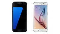 Samsung Galaxy S7 dan Samsung Galaxy S6 (Foto: IB Times).