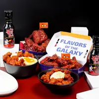 Moon Chicken by Hangry berkolaborasi dengan Samyang Green menghadirkan menu ayam goreng dengan sensasi pedas yang khas (Moon Chicken by Hangry)