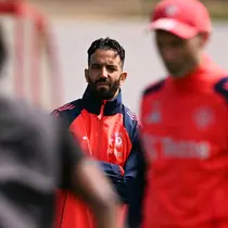 Pelatih Ruben Amorim yang didatangkan untuk menggantikan posisi Erik ten Hag pada November 2024 lalu gagal memperbaiki performa The Red Devils di kancah domestik. (Oli SCARFF/AFP)