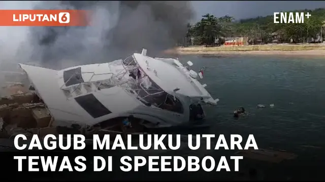 VIDEO: Penyebab Speedboat Cagub Maluku Utara Terbakar