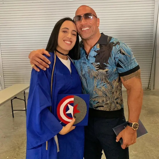 Simone Johnson dan The Rock (Instagram/ therock)