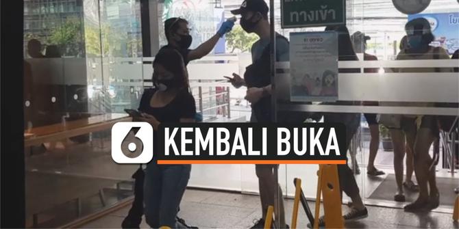 VIDEO: Kasus Corona Menurun, Thailand Izinkan Mal Kembali Buka