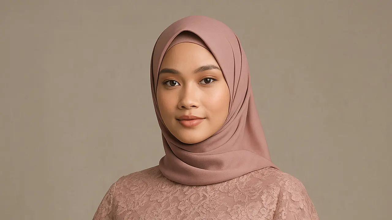 7 Model Long Dress Brokat Menutup Dada, Elegan dan Syar'i untuk Gaya Hijab 2025
