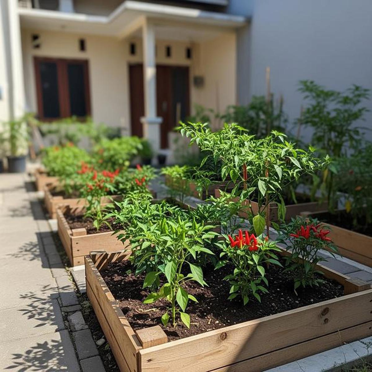 7 Ide Kebun Cabai Mini di Halaman Sempit Rumah Subsidi, Panen Melimpah di Lahan Terbatas