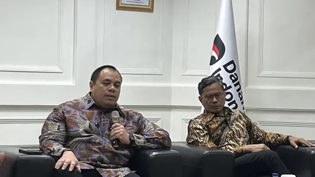 Chief Investment Officer (CIO) Danantara Pandu Patria Sjahrir di Wisma Danantara, Kamis (22/10/2026). (Liputan6.com/Tian)