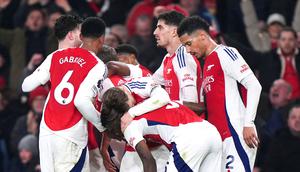 Berkat hasil ini, Arsenal naik ke peringkat dua klaseme dengan poin 43 sekaligus memperpendek jarak dengan Liverpool menjadi hanya empat poin. Spurs sendiri tercecer di peringkat 13 dengan poin 24. (Bradley Collyer/PA via AP)