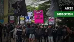 Berita video sekitar 1000 bobotoh Persib Bandung melakukab aksi kepedulian terhadap Persib Bandung, Selasa (17/10/2017).