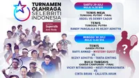 Saksikan Turnamen Olahraga Selebriti Indonesia, Tayang Minggu 30 Juli 2023 Pukul 13.00 WIB Via Live Streaming SCTV di Sini