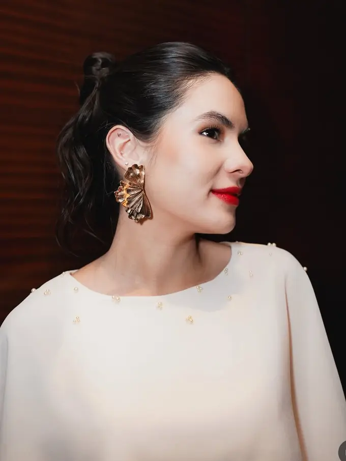 Steffi Zamora saat hadir di Premier Pengin Hijrah