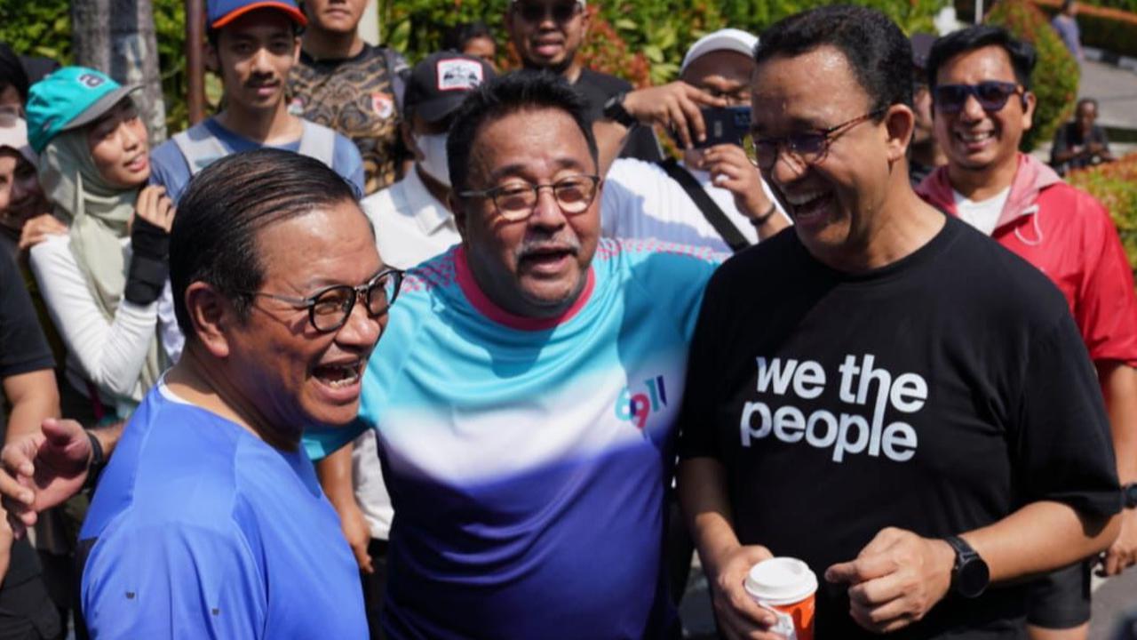 Pramono-Rano bertemu Anies di CFD