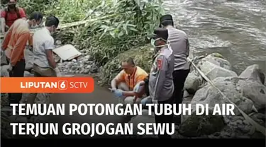 Potongan tubuh manusia ditemukan di kawasan wisata air terjun Grojogan Sewu, Tawangmangu, Kabupaten Karanganyar, Jawa Tengah, Jumat (25/02) kemarin. Polisi masih menyelidiki penemuan potongan kaki dan tubuh manusia ini.