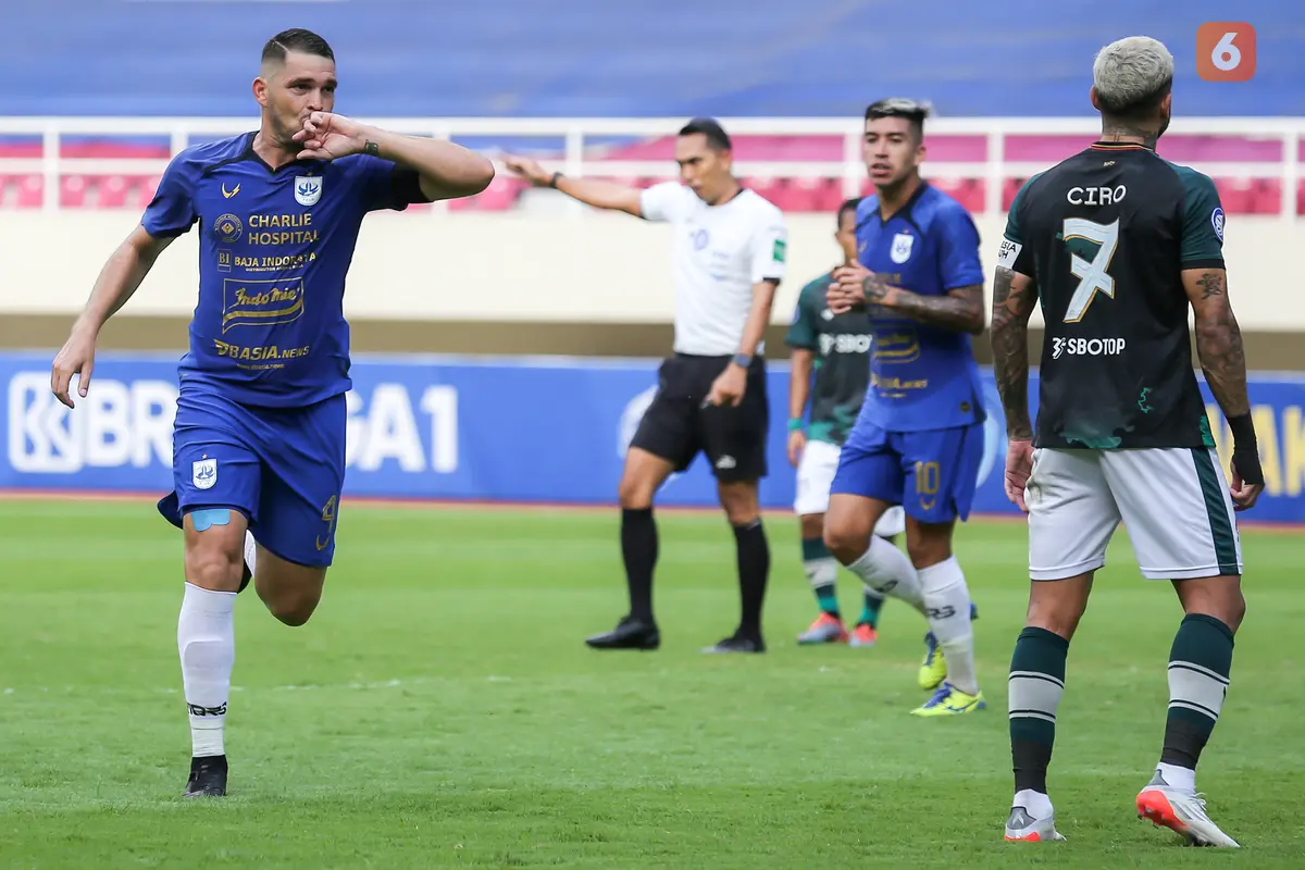 Foto: Ambyar, Tiga Poin PSIS Semarang Sirna oleh Gol Dimas Drajad di Penghujung Laga dalam Pekan ke-12 BRI Liga 1