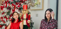 Sederet selebriti Tanah Air merayakan hari Natal dalam balutan busana serba merah. Siapa saja mereka? [@jscmila @wulanguritno]