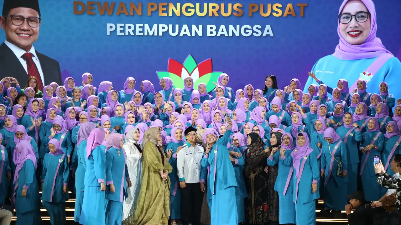 Partai Kebangkitan Bangsa (PKB) meresmikan Struktur Dewan Pengurus Pusat (DPP) Perempuan Bangsa periode 2024-2029 di Hallf Patiunus, Jakarta, Selasa, 25 Februari 2025 malam (Istimewa)