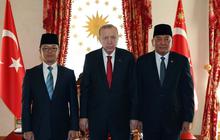 Perkuat Kerja Sama Indonesia Turki, Menlu dan Menhan RI Temui Presiden Erdogan