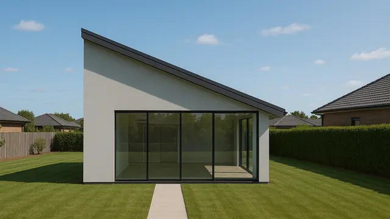 6 Rumah Minimalis 1 Lantai Atap Miring, Bikin Hunian Tampak Elegan