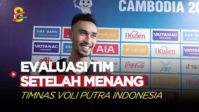 Berita Video, evaluasi Timnas Voli Putra Indonesia setelah kalahkan Filipina di laga perdana SEA Games 2023 pada Rabu (3/5/2023)