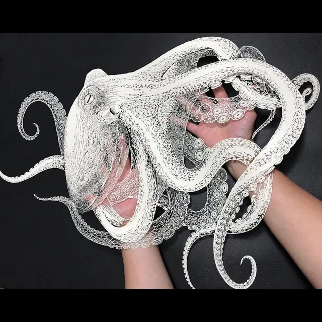 Kirigami Karya Seniman Ini Detailnya Bikin Kagum. (Sumber: Instagram/kiriesousakukamasayo)