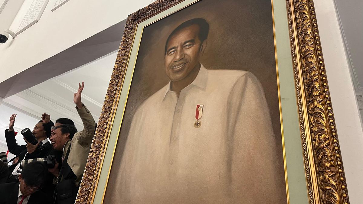 Lukisan Jokowi di Istana Kepresidenan