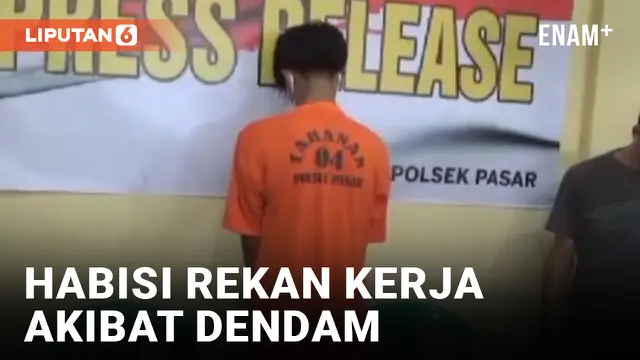 VIDEO: Terbakar Dendam, Pemuda di Jambi Habisi Rekan Kerja