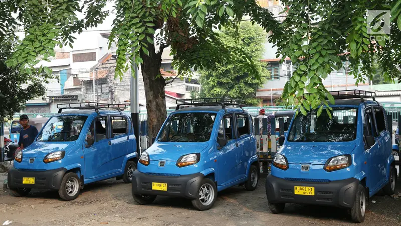 Bajaj Roda Empat Pengganti Bemo Mulai Beroperasi di Jakarta