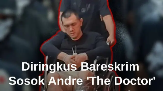 Andre 'The Doctor' Bandar Narkoba Kakap Ditangkap Polisi, Tak Berdaya di Kursi Roda
