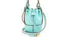 Tas Loewe Nano balloon bag bernuansa pacific aqua dengan harga kisaran Rp. 17,715,000.