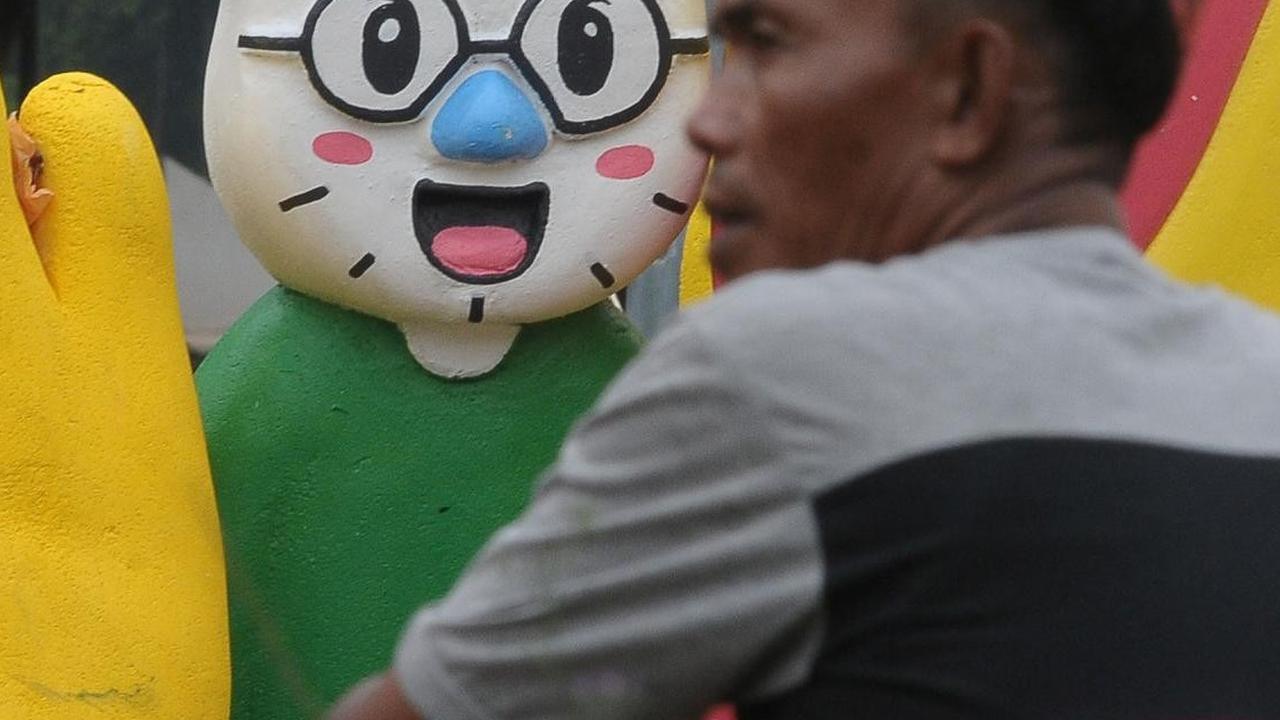 Dalam tema perayaan Tahun Baru 2024 ini adalah "Indonesia Legend IP based Character."