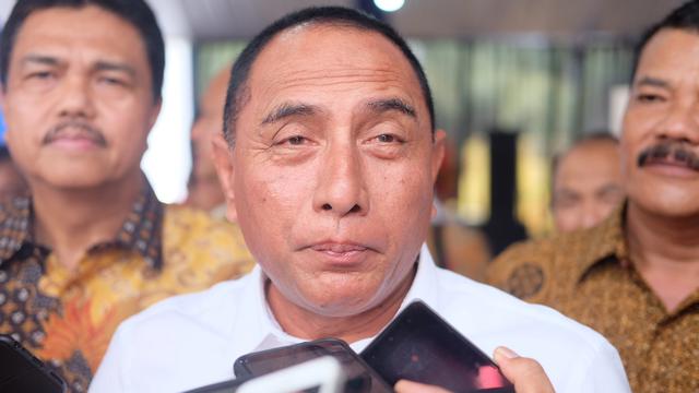 Gubernur Sumatera Utara Edy Rahmayadi. (Liputan6.com/Reza Efendi)